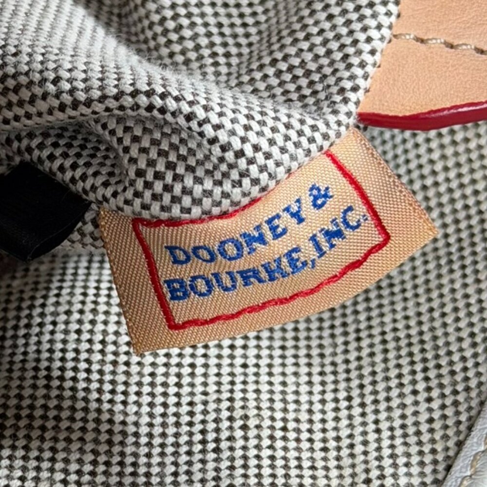Dooney & Bourke Dillen Double Pocket Satchel — White  comes with Strap - Picture 11 of 15